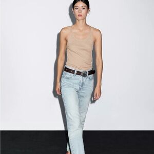 100% cotton Marl Strappy Top